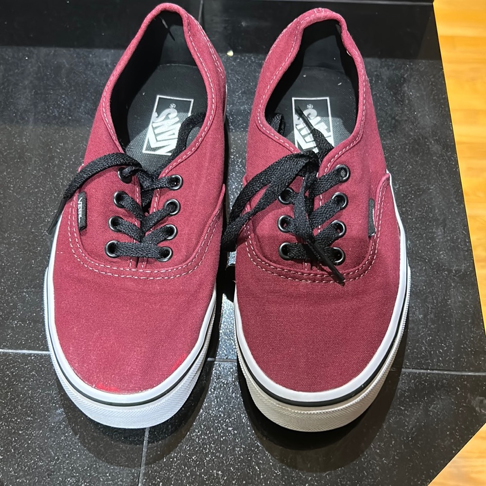 Maroon Vans M5.5 W7.0